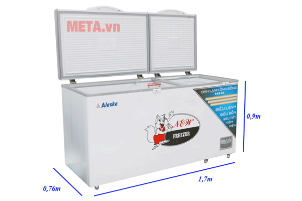 Tủ đông Alaska HB-650C (518 lít)