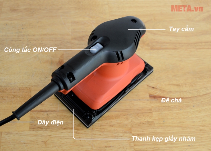 Máy chà nhám rung Maktec MT921