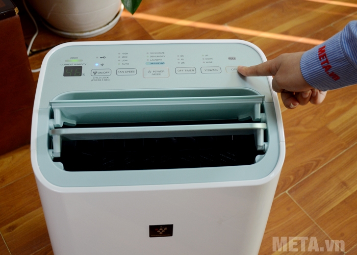 Máy hút ẩm và lọc không khí Sharp DW-E16FA-W (38m2) 