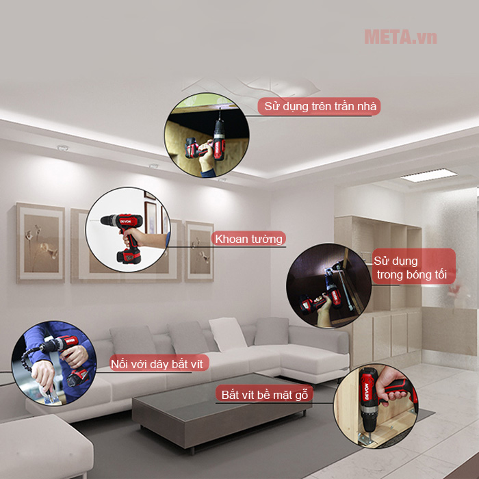 Máy khoan động lực 12V Devon 5230-Li-12TSI