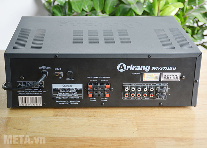 Máy tăng âm amply karaoke Arirang SPA 203III B