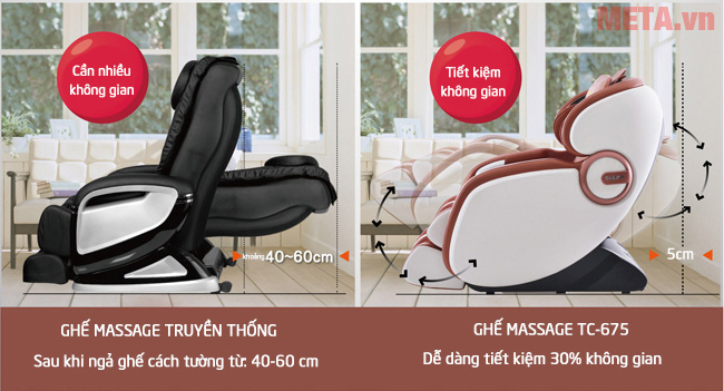 Ghế massage toàn thân Tokuyo TC-675