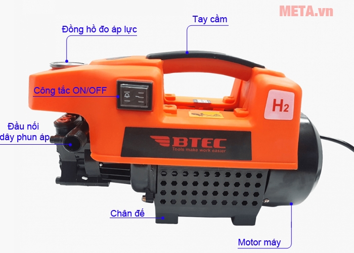 Máy xịt rửa BTEC BT1401