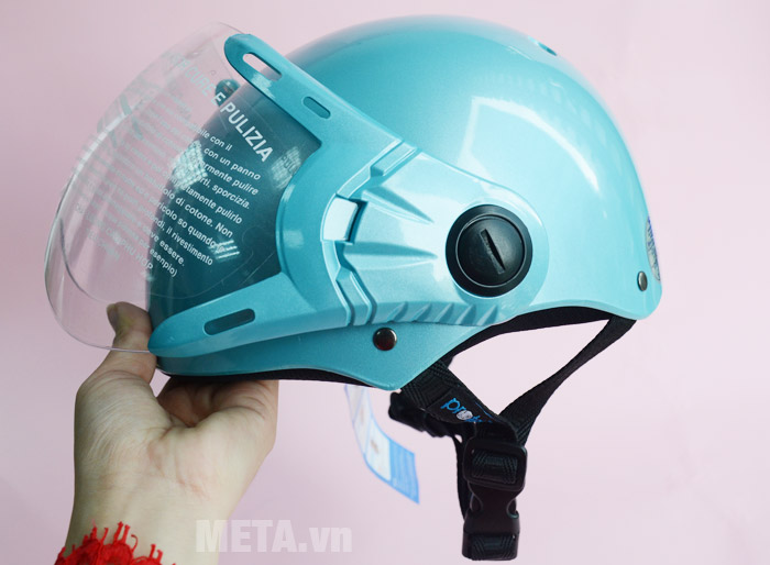 Mũ bảo hiểm Protec Kitty M 1 màu KMWK1 (có kính)