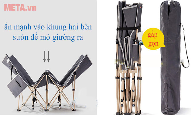 Giường gấp văn phòng NKT-1331-4 (NKT-R106)