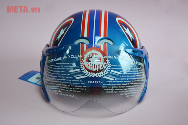 Mũ bảo hiểm Protec Kitty M 2 màu KMWFK1 (có kính)