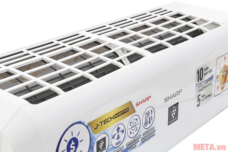 Điều hòa 1 chiều Sharp 1 HP 9000BTU AH-XP10UHW