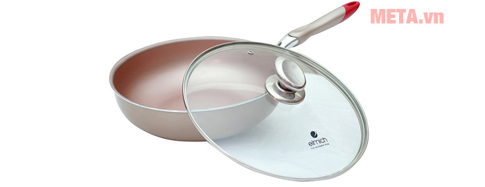 Chảo chống dính sâu lòng Elmich đáy từ EL-1164 Helen 28cm 2351164E