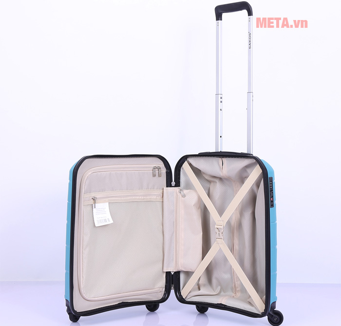 Vali nhựa Sakos khung dây kéo SKYCRAPER Z22 20 inch