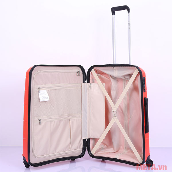 Vali nhựa Sakos khung dây kéo SKYCRAPER Z26 (24 inch)