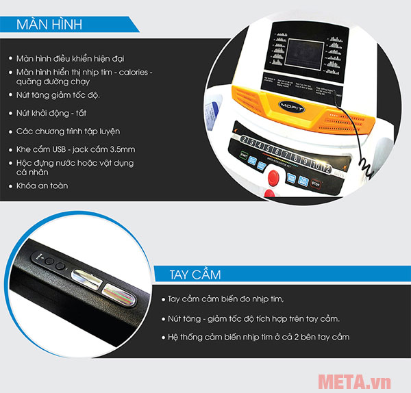 Máy chạy điện cao cấp Mofit SP630 (MHT-2420M)