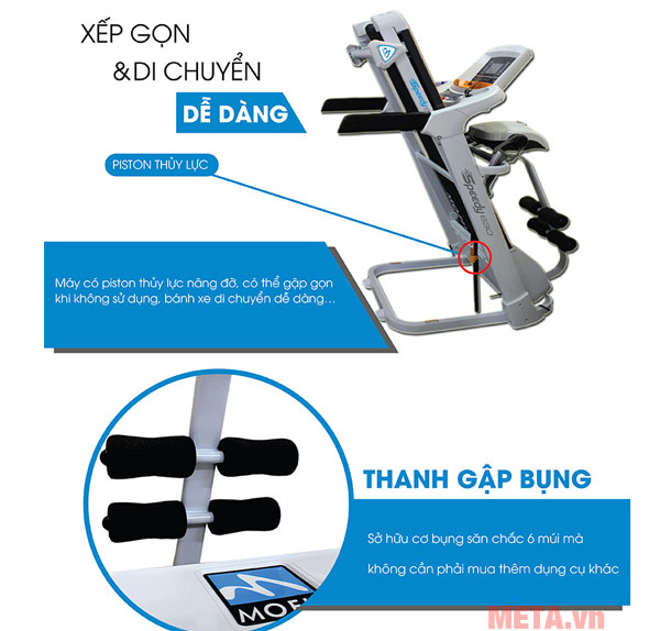 Máy chạy điện cao cấp Mofit SP630 (MHT-2420M)