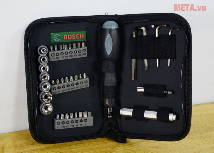 Bộ vặn vít đa năng Bosch 38 chi tiết 2607019506