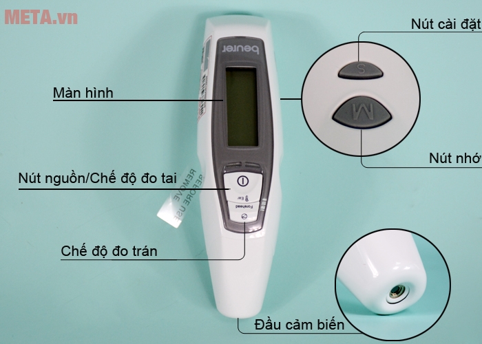 Nhiệt kế điện tử Beurer FT65
