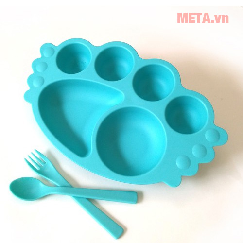 Set khay ăn và bộ thìa dĩa 2 món UINLUI