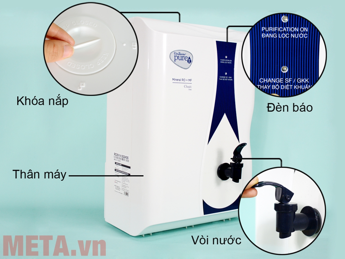 Máy lọc nước Unilever Pureit Classic Mineral RO MF (Pureit Casa)