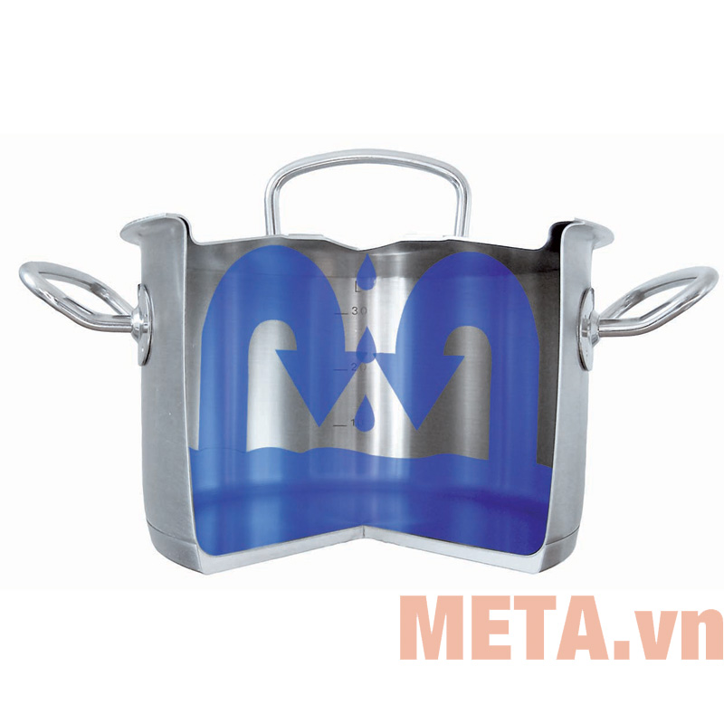 Bộ nồi inox cao cấp Fissler Original Pro 5 món (nắp inox)