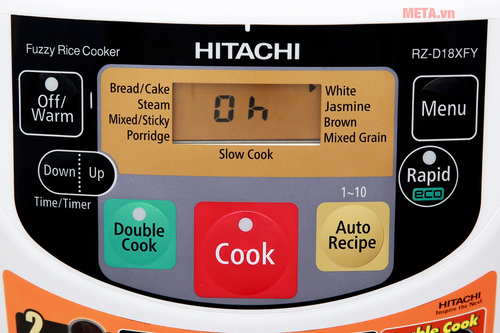 Nồi cơm điện Hitachi RZ-D18XFY 1.8 lít