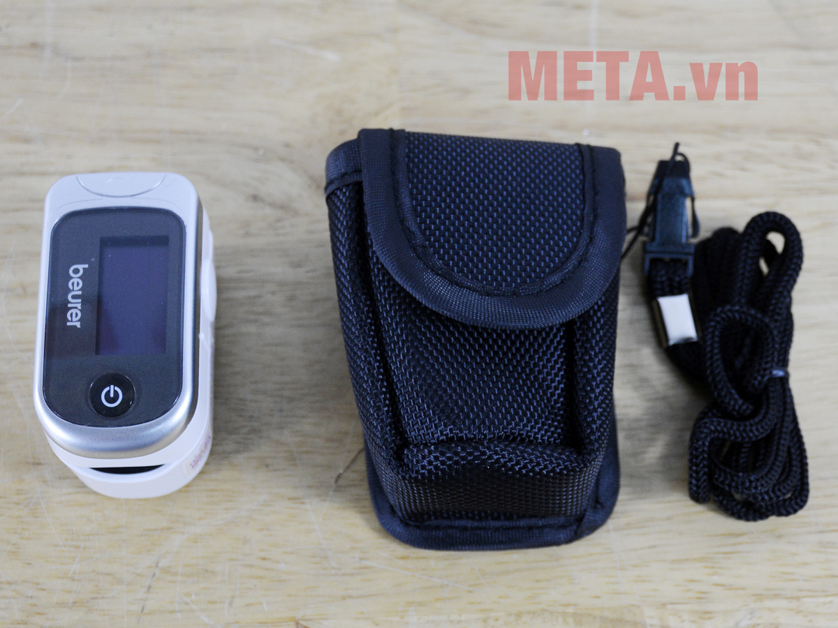 Máy đo nồng độ oxy trong máu SpO2 và nhịp tim Beurer PO40