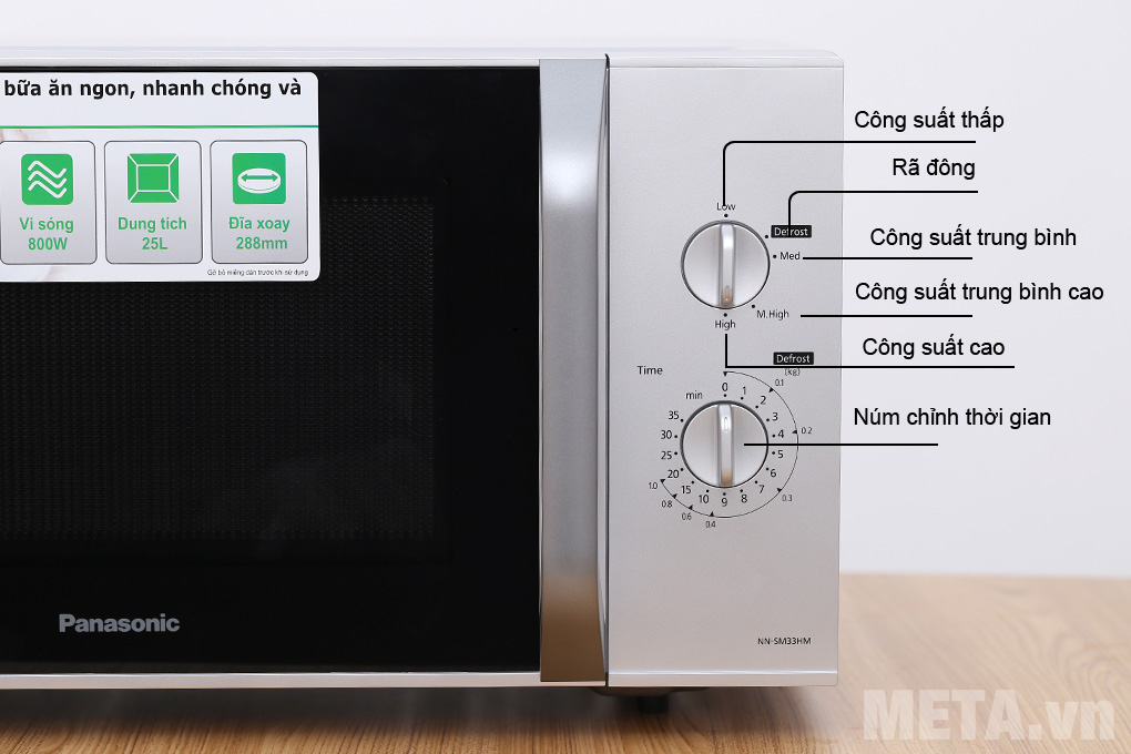 Lò vi sóng Panasonic NN-SM33HMYUE 25 lít