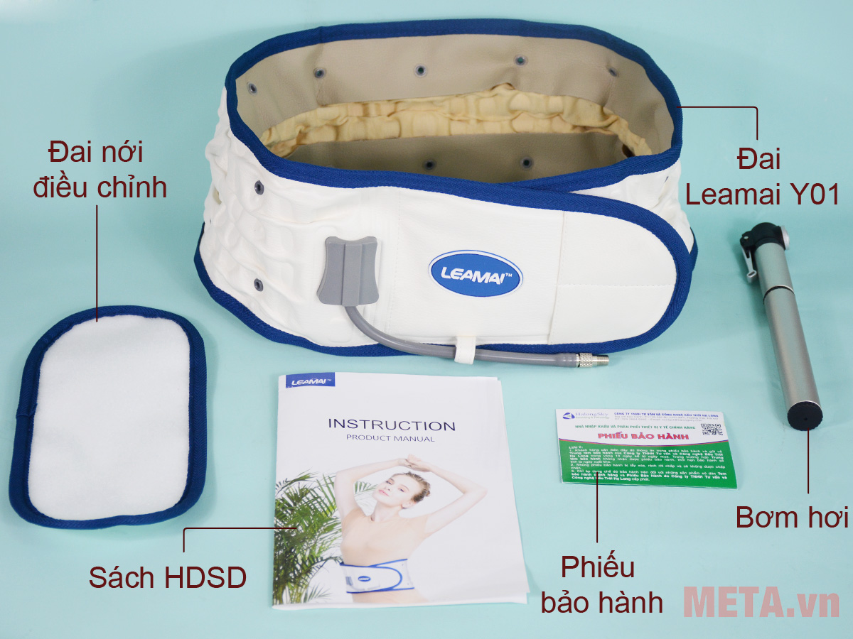 Đai hơi kéo giãn cột sống Leamai Y01