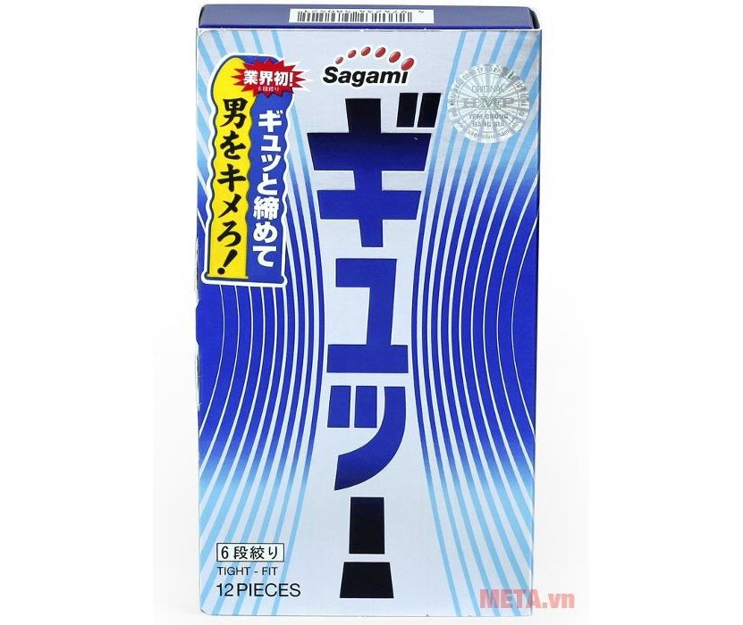 Bao cao su Sagami Tight-Fit (hộp 12 chiếc)