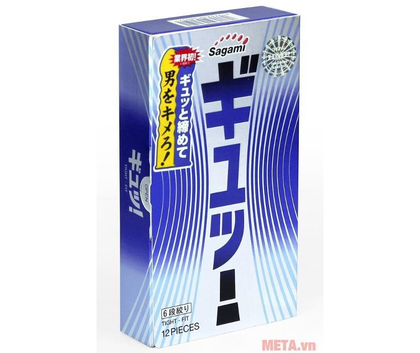 Bao cao su Sagami Tight-Fit (hộp 12 chiếc)