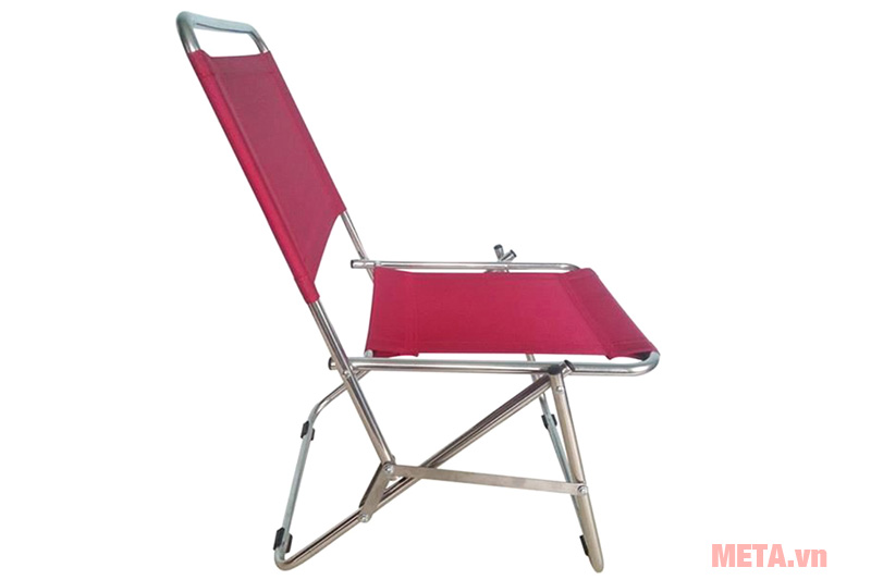 Ghế xếp inox có lưng tựa Thanh Long GXI-L01