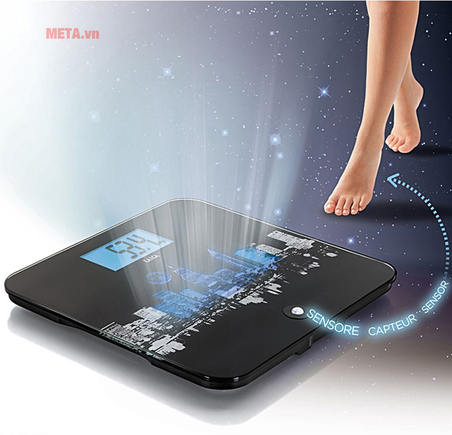 Cân sức khỏe điện tử cảm biến phát sáng Laica PS1059