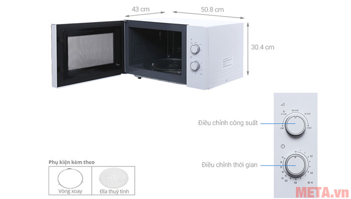 Lò vi sóng Electrolux EMM2525MW 25 lít