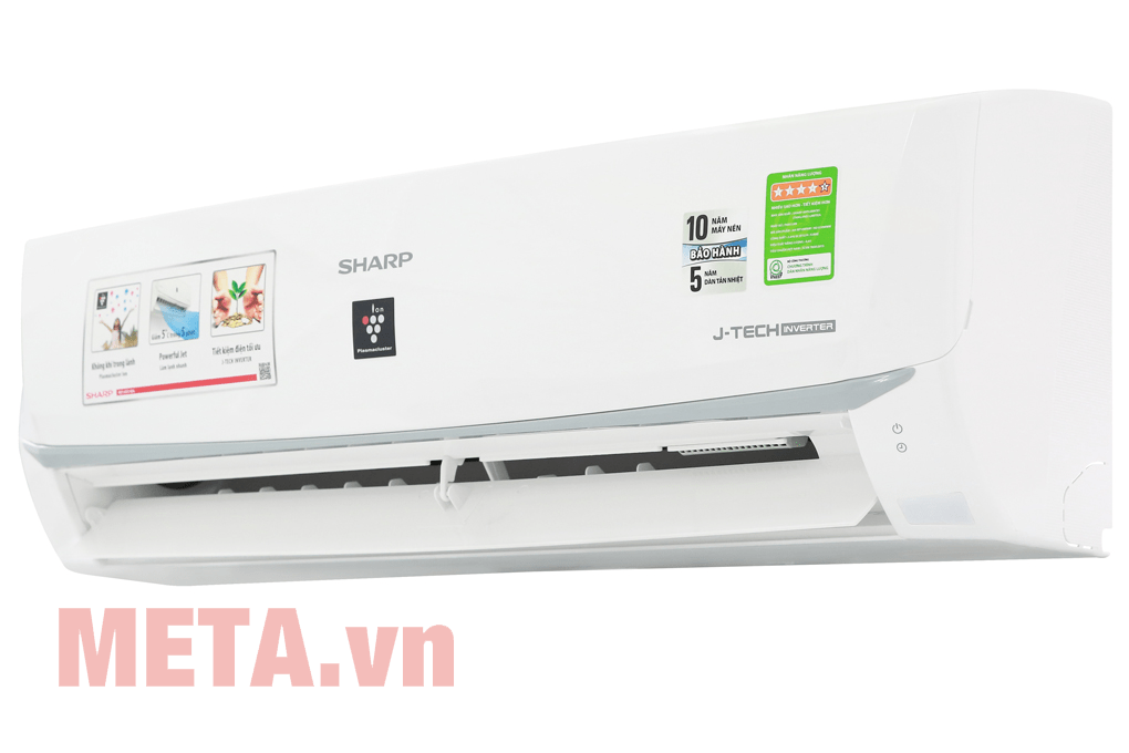 Điều hòa inverter Sharp J-tech ion 9.000 BTU AH-XP13WMW