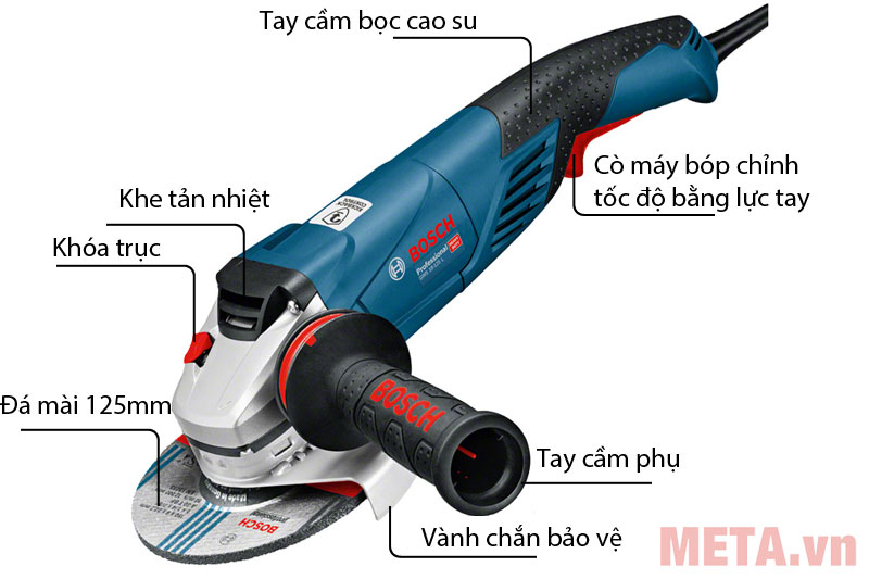 Máy mài góc Bosch GWS 18-125 L (125mm)