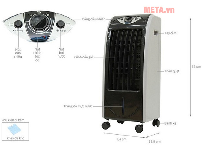 Quạt làm lạnh không khí Kachi QML01