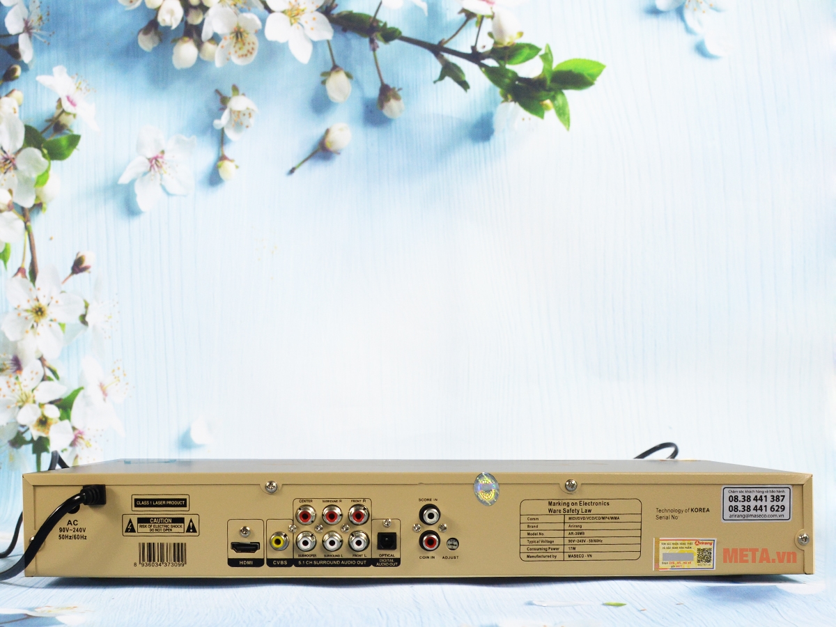 Đầu karaoke 5 số Arirang DVD AR-36MB