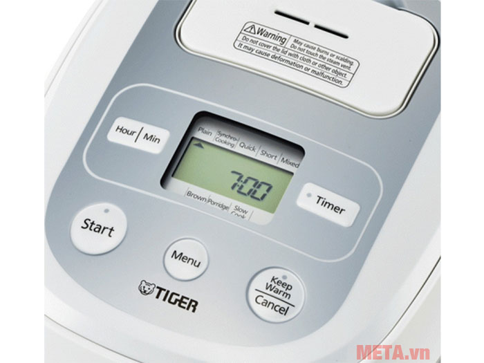 Nồi cơm điện tử Tiger 4 trong 1 JBX-B10W (1 lít)