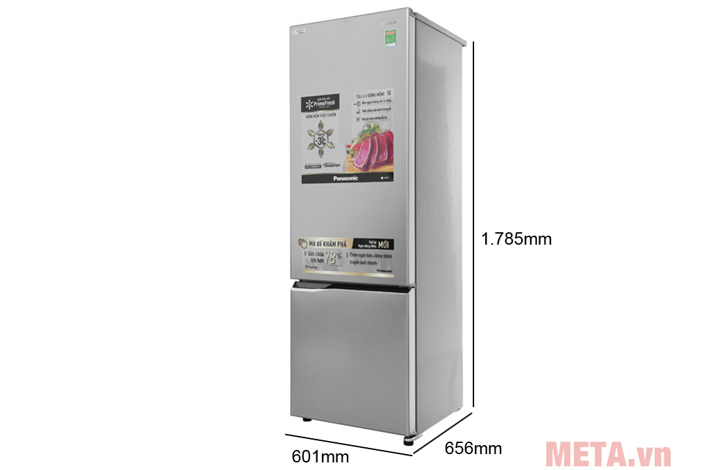 Tủ lạnh Inverter Panasonic NR-BV369QSV2 - 322 lít