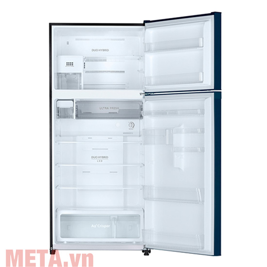 Tủ lạnh Inverter Toshiba GR-AG66VA(GG) (608 lít) - Gương xanh