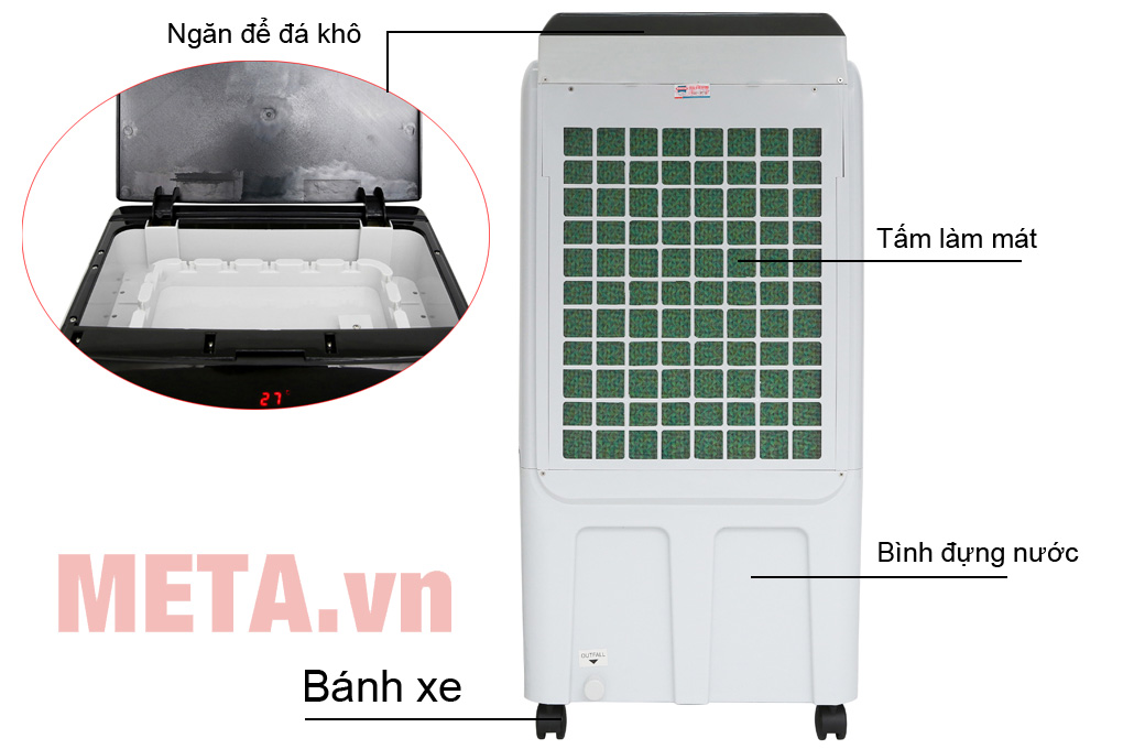 Quạt điều hòa Sunhouse SHD7727 (40 lít)