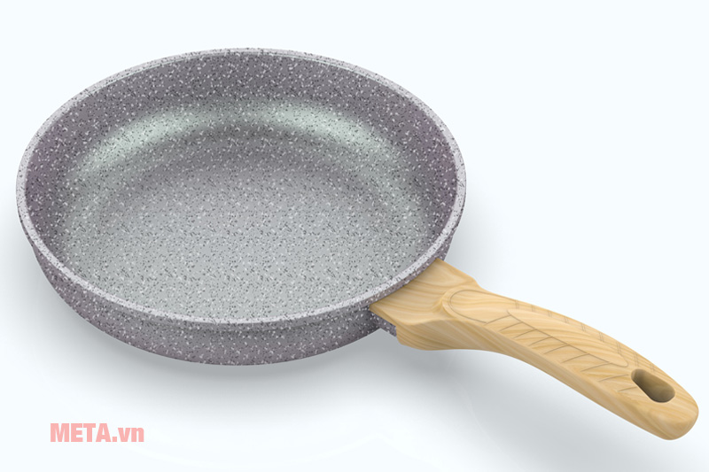 Chảo đúc siêu bền vân đá đáy từ Sunhouse Mama SHG1126MMB (26cm)