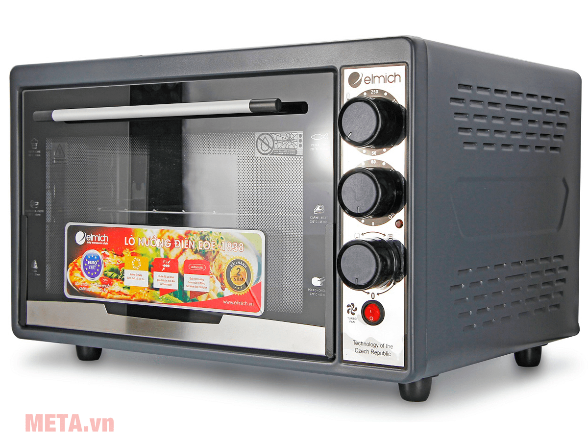 Lò nướng điện Elmich EOE-1838 38 lít, 1500W