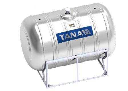 Bồn nước inox Tân Á 8 ngang TA8 1000 (Ф920) - 1000L