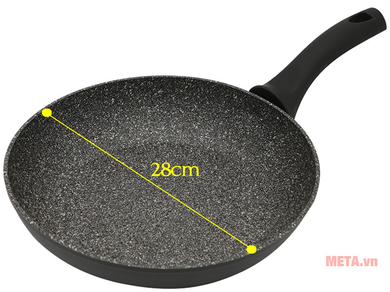 Chảo vân đá đáy từ Elmich Colosseum EL-3260 28cm