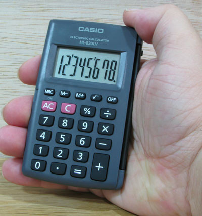 Máy tính Casio HL-820LV-BK/WE