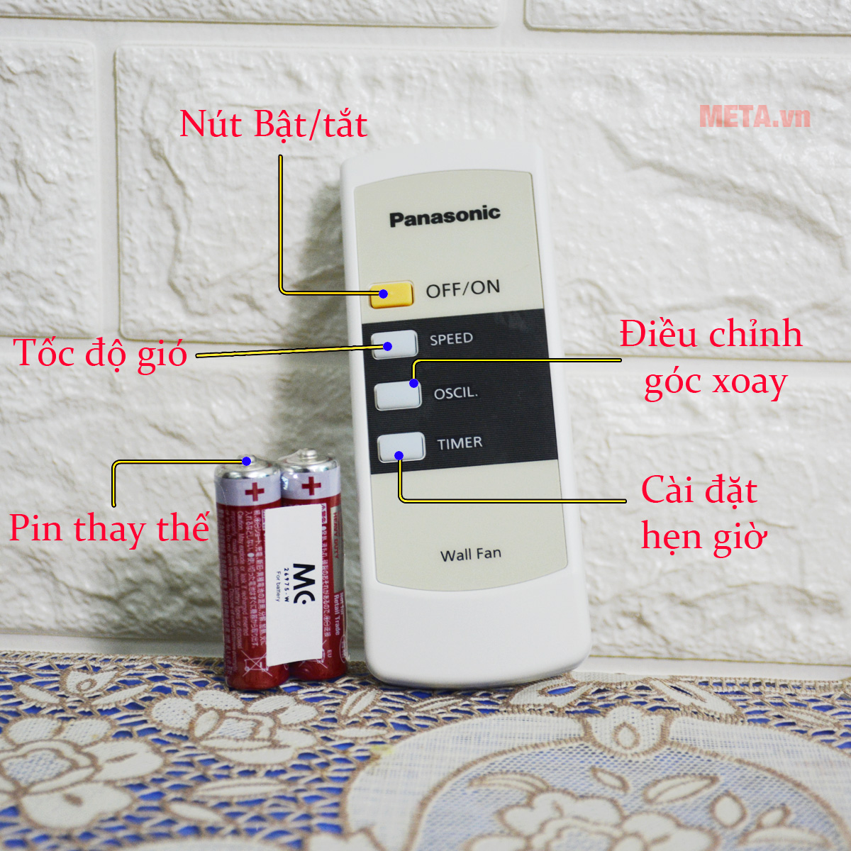 Quạt treo tường Panasonic F-409M