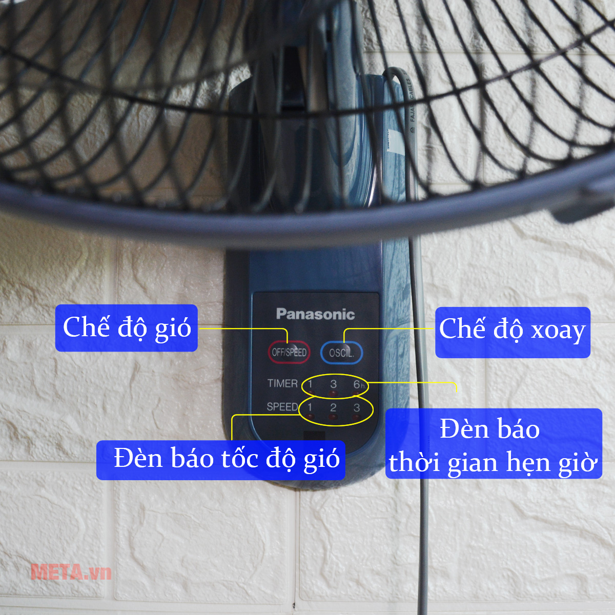 Quạt treo tường Panasonic F-409M