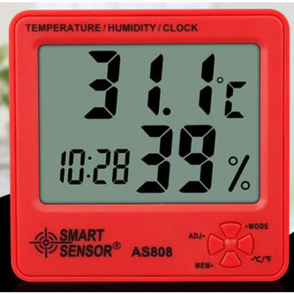 Đồng hồ đo nhiệt độ, độ ẩm Smart Sensor AS808 - META.vn
