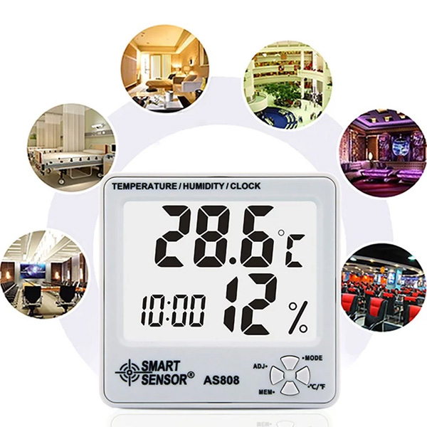 Đồng hồ đo nhiệt độ, độ ẩm Smart Sensor AS808