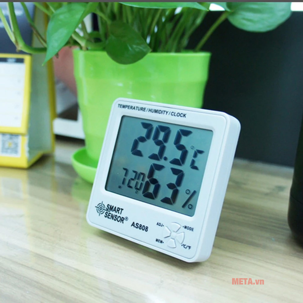 Đồng hồ đo nhiệt độ, độ ẩm Smart Sensor AS808