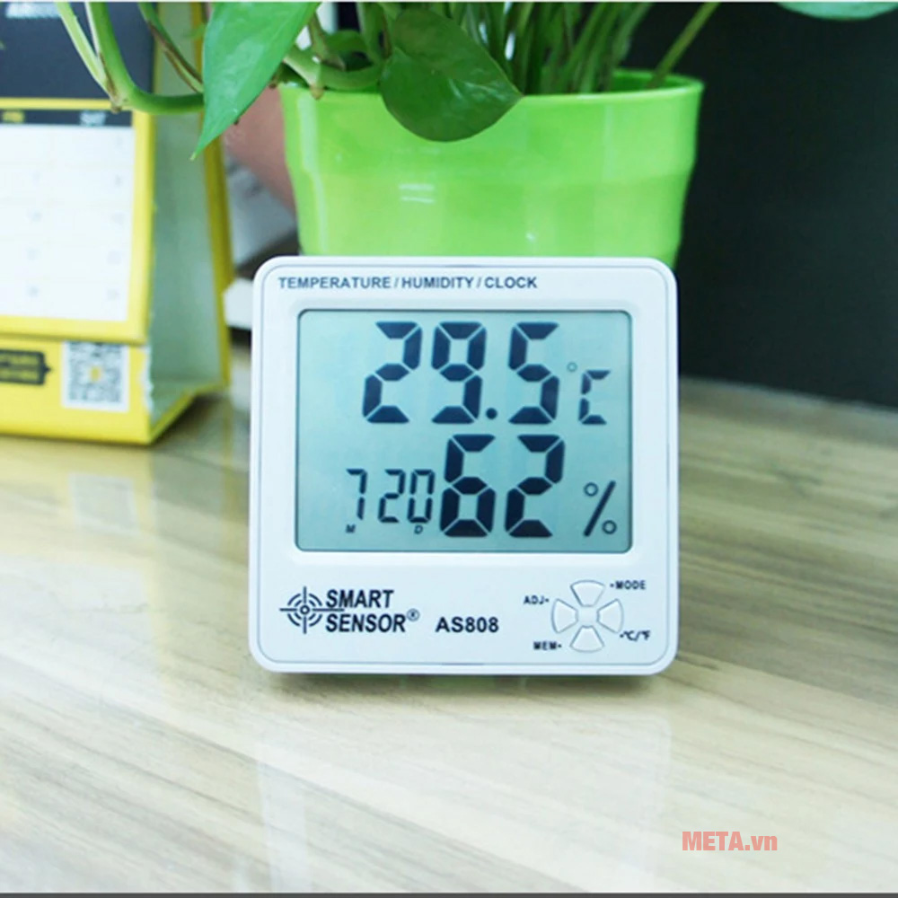Đồng hồ đo nhiệt độ, độ ẩm Smart Sensor AS808