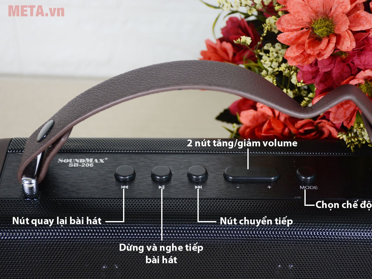 Loa di động Soundmax bluetooth SB206